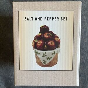 Apple Basket Salt-And-Pepper Shakers